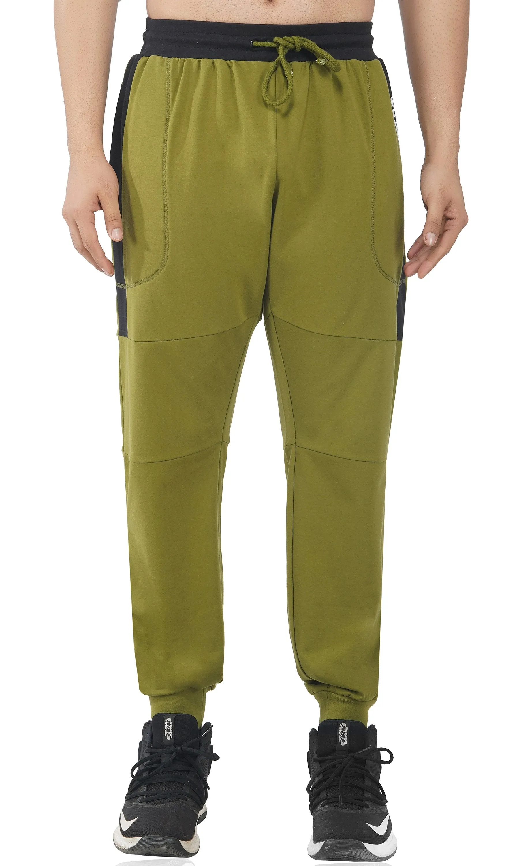 SLAY. Men's Olive Green Joggers