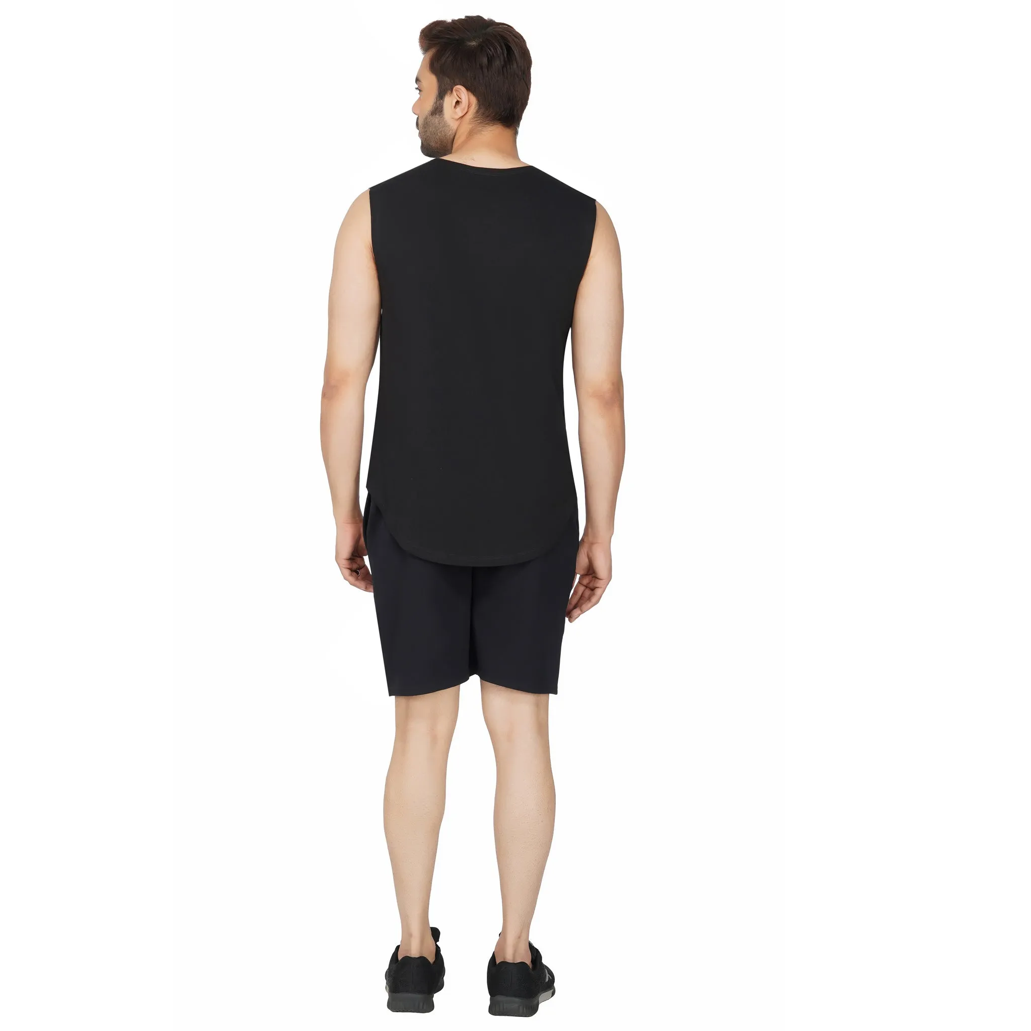 SLAY. Men's Printed Sleeveless Dropcut T-shirt