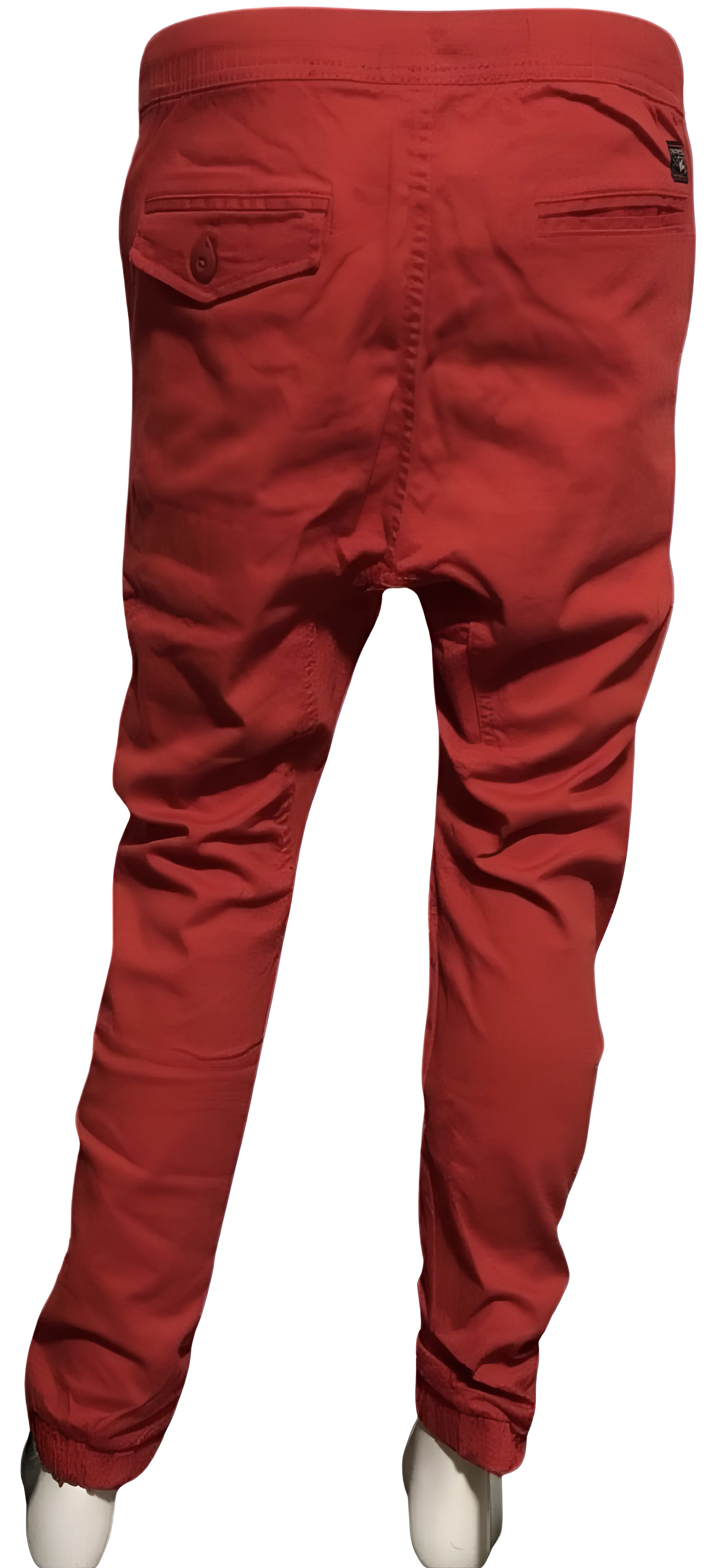 ^SOUTHPOLE^ (RED) COTTON JOGGER PANTS (SLIM FIT)