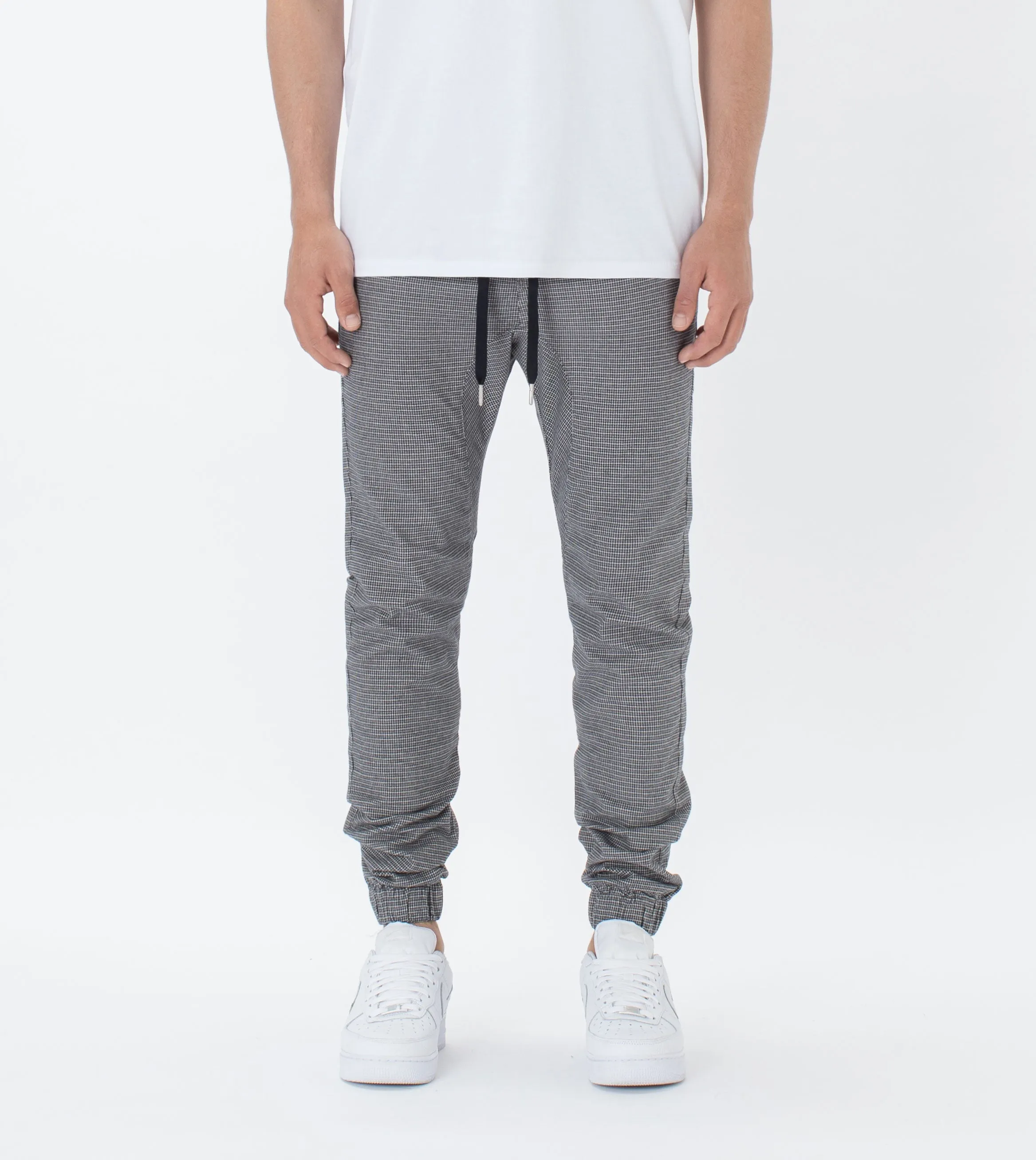 Sureshot Herringbone Jogger Grey Marle