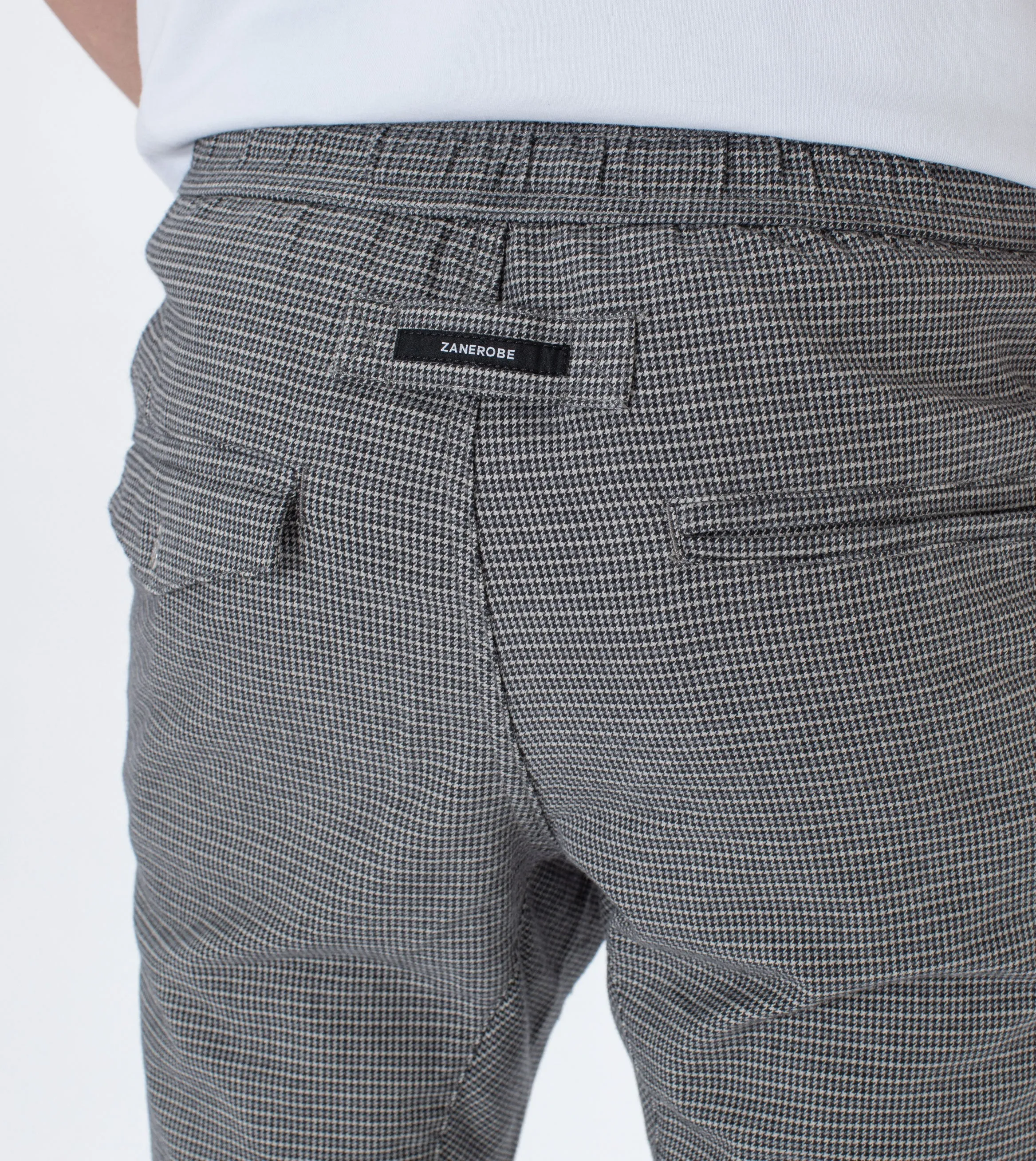 Sureshot Herringbone Jogger Grey Marle