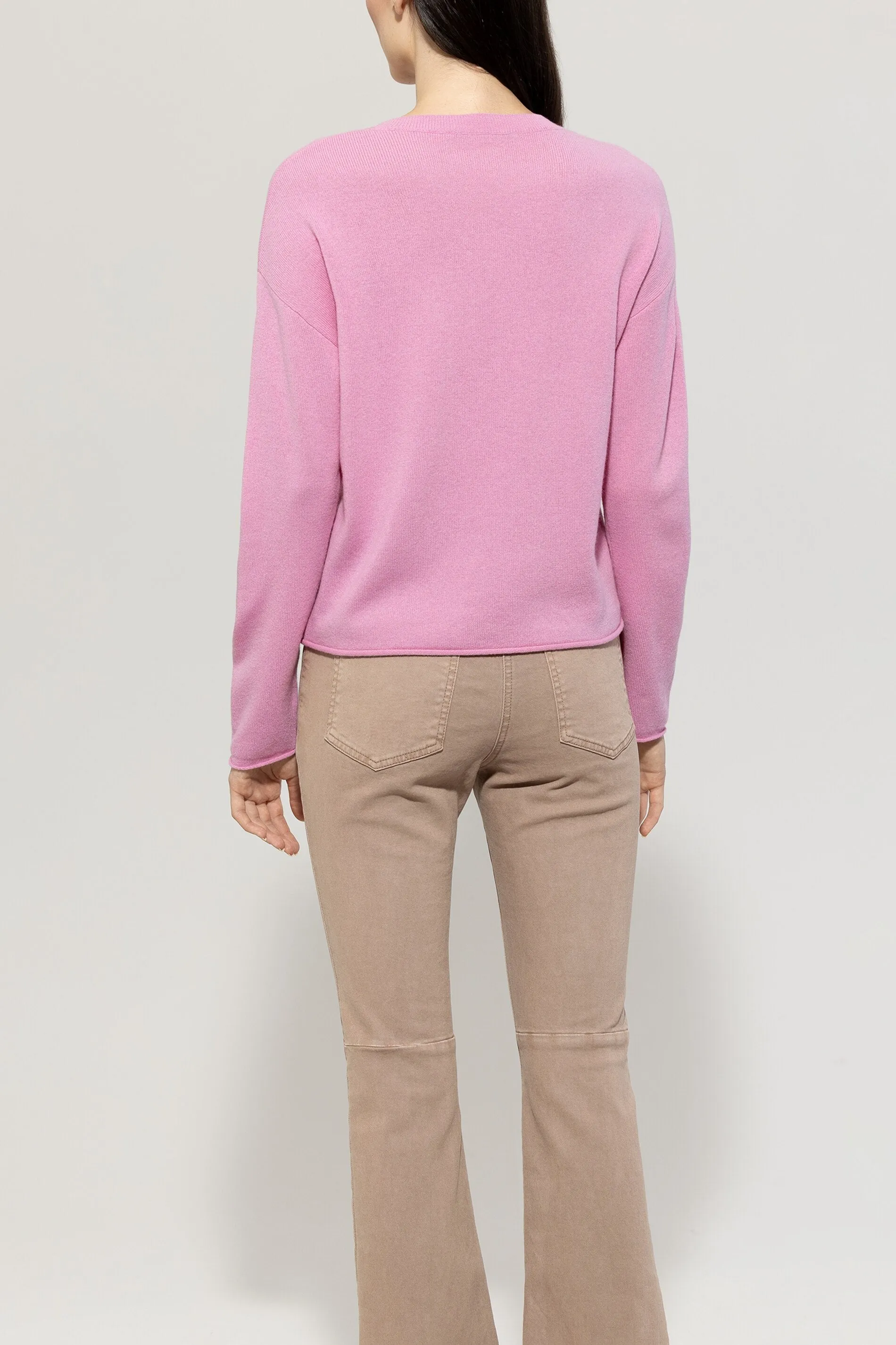 Timeless Chic Candy Pink Cashmere Sweater <span>118606<span>