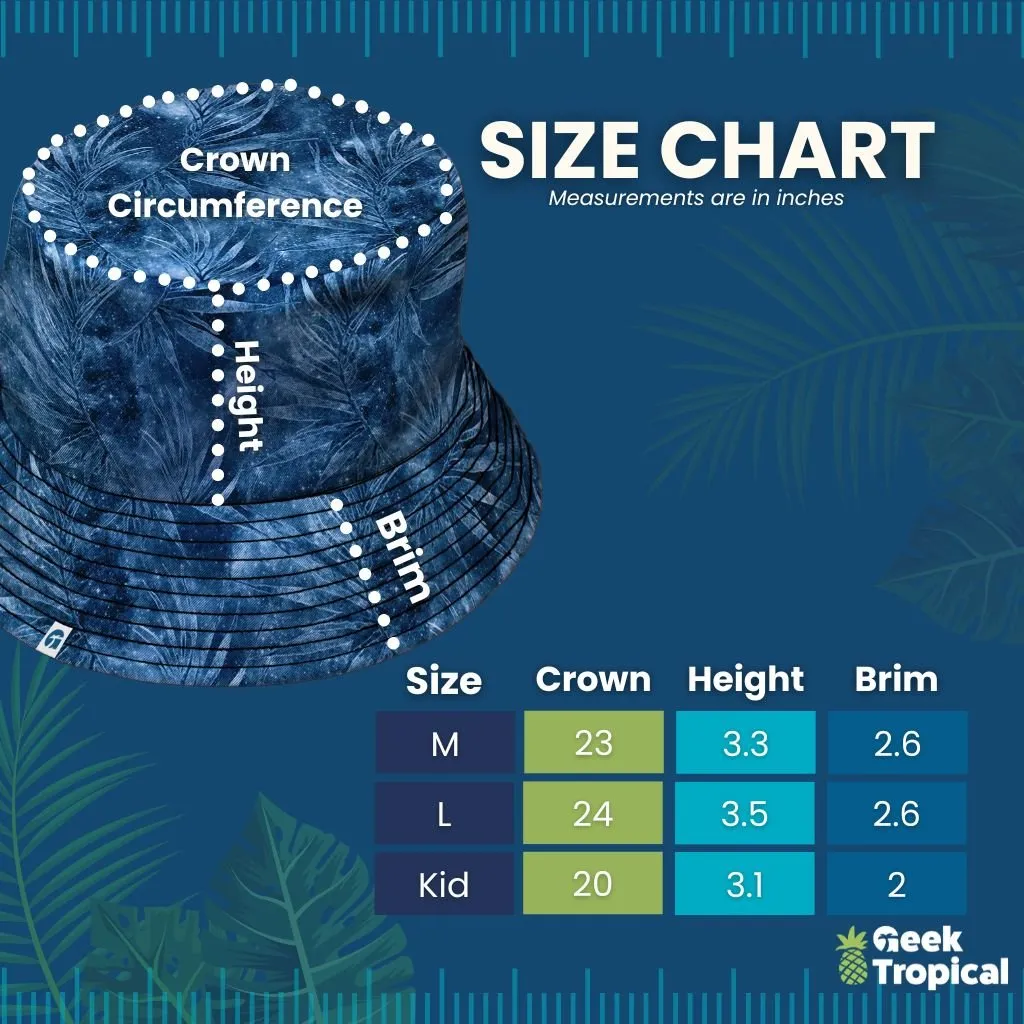 Tropical UFO Space Bucket Hat