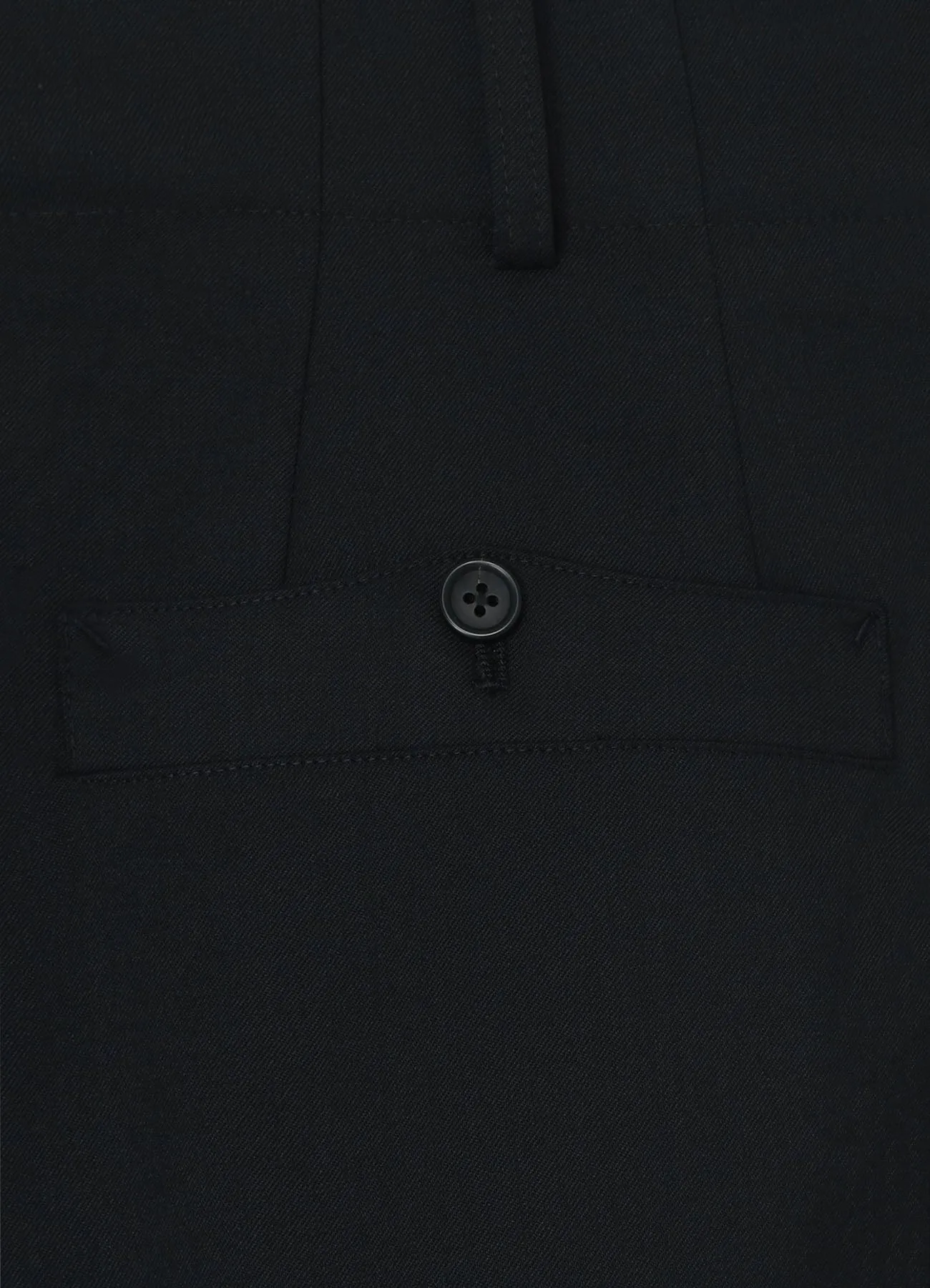 T/W GABARDINE 2-TUCK PANTS WITH HEM TIES