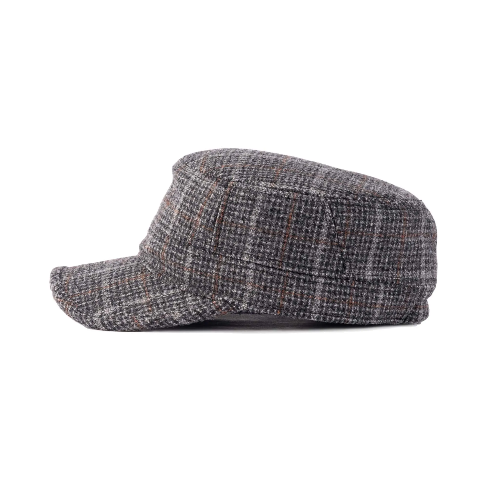 Tweed Military Cap