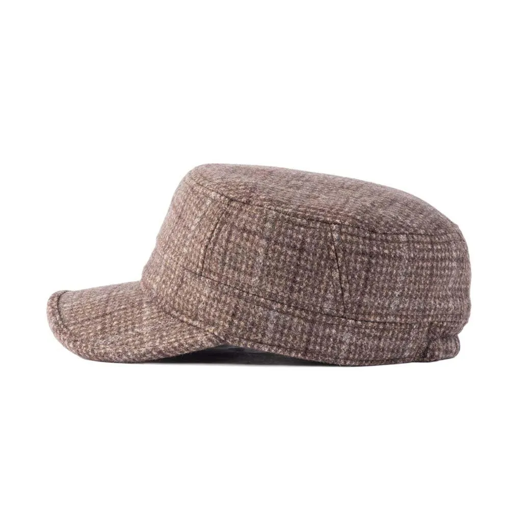 Tweed Military Cap