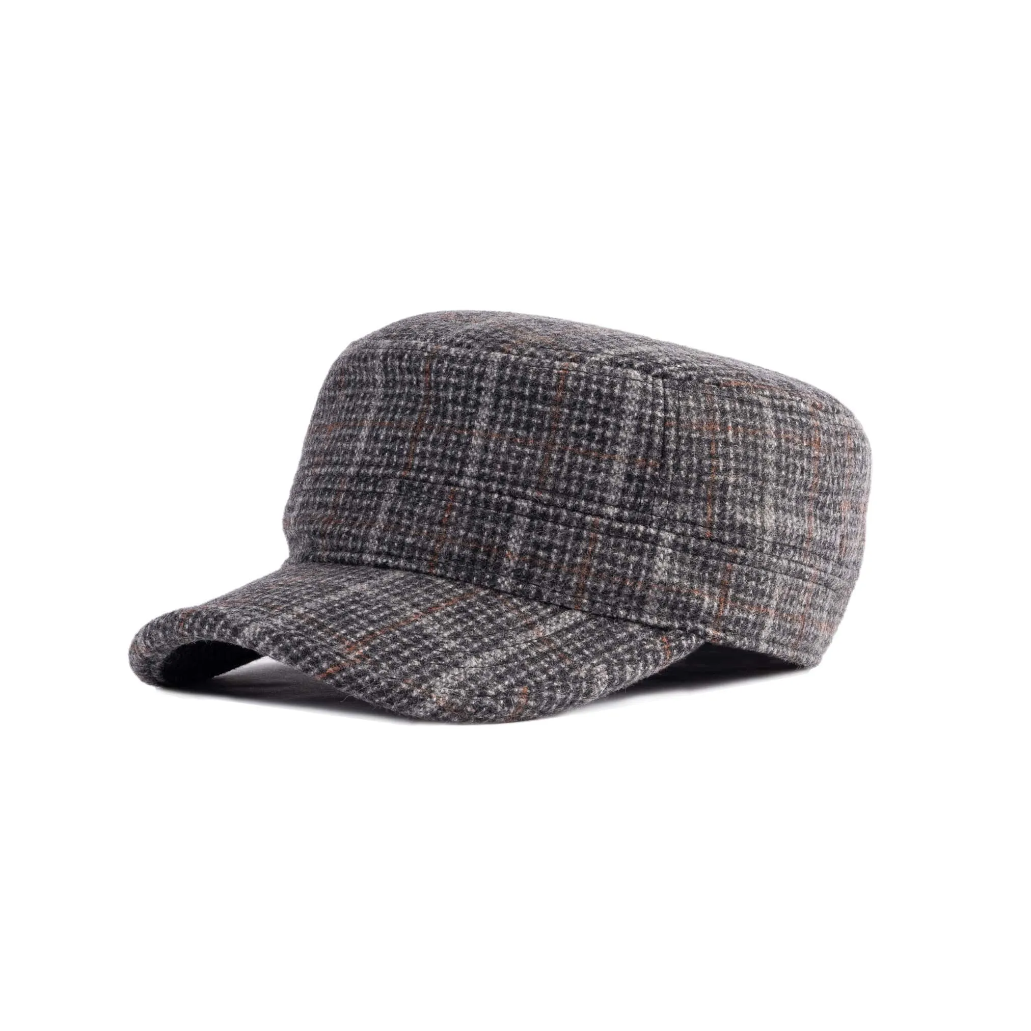 Tweed Military Cap