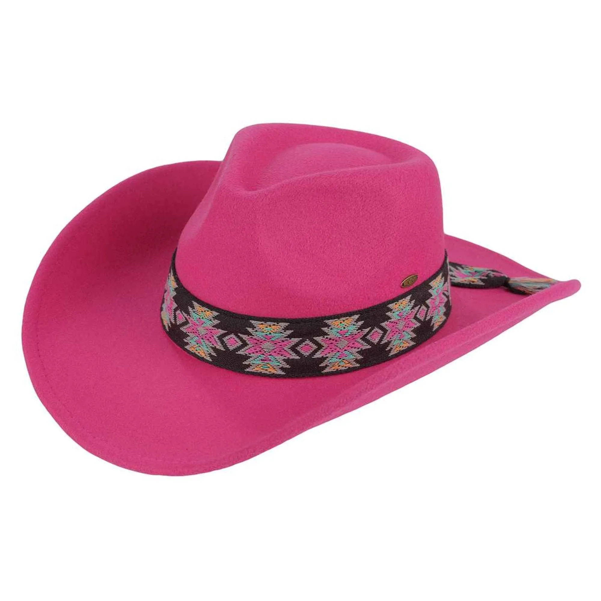 VCE0063 Fernanda Southwest Pattern Cowboy Hat