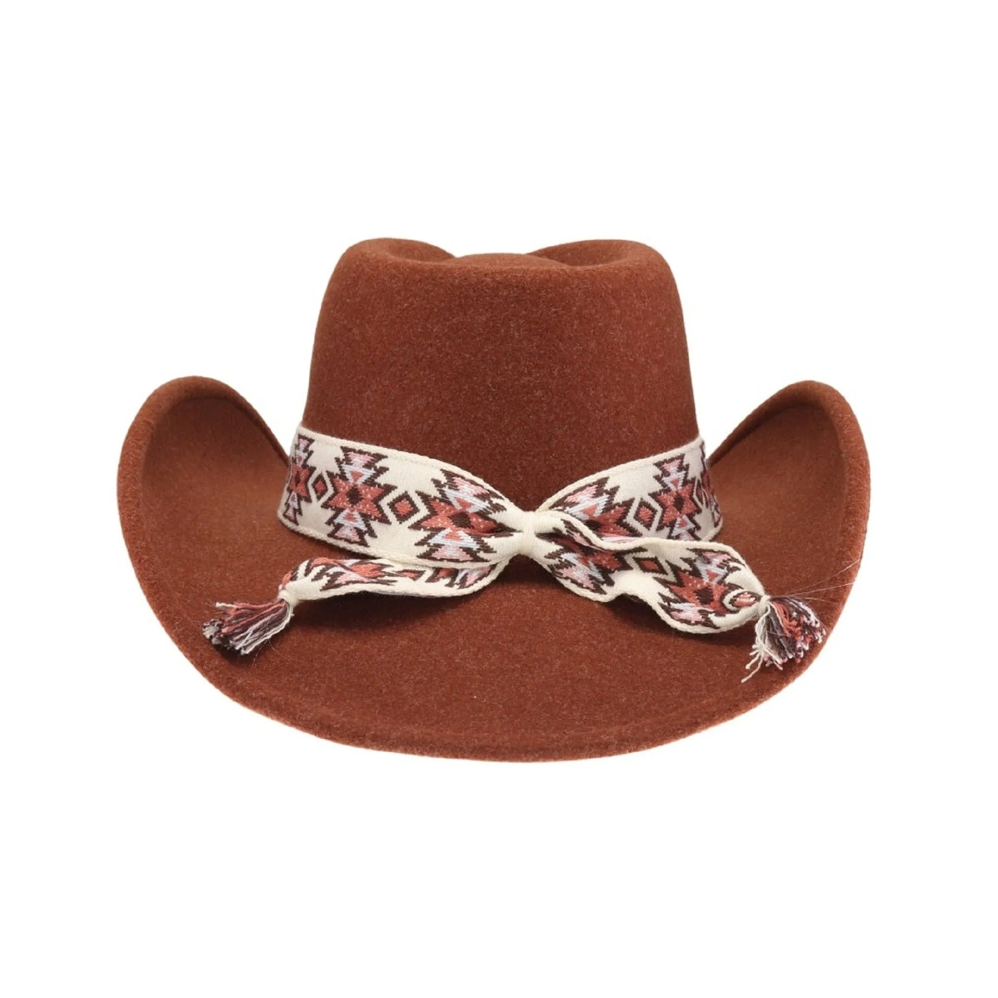 VCE0063 Fernanda Southwest Pattern Cowboy Hat