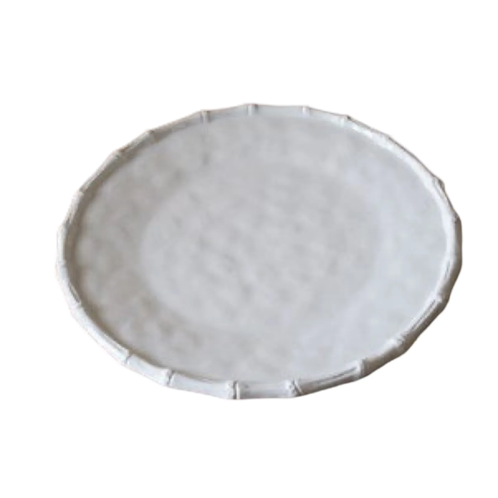 VIDA Bamboo Round Platter, White