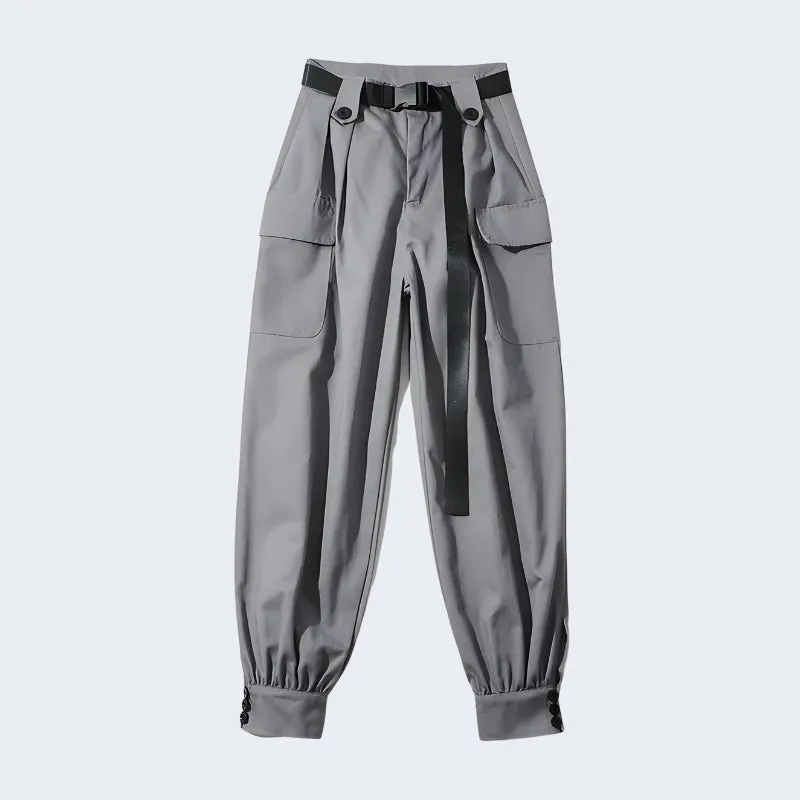 Womens Grey Jogger Sweatpants