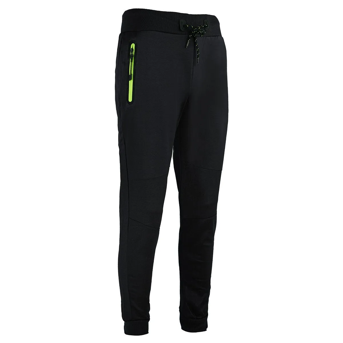 XS Sport Men's Solid Sport Jogger Pants w/ Color Pockets