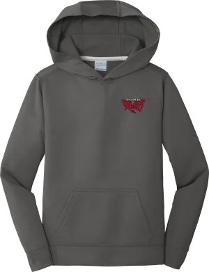 York Devils Youth Performance Fleece Pullover Hooded Sweatshirt