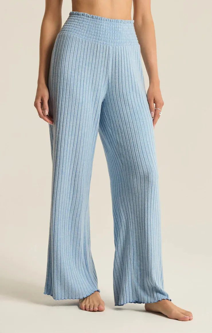 Z Supply Dawn Smocked Rib Pant